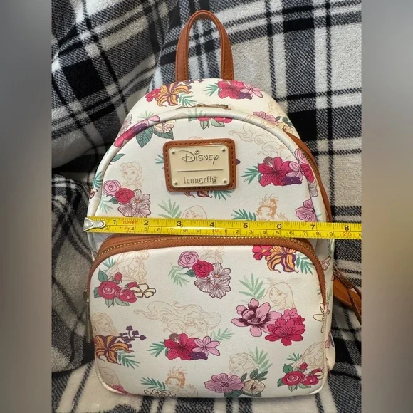 Loungefly Disney Floral Backpack - Picture 7 of 14